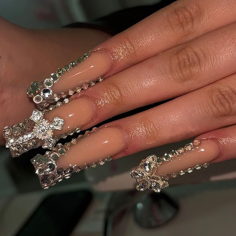 Crusaders Pink Press On Nails